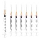 100pcs 1ml/cc 25G 5/8 inch (16mm) for Industrial Scientific Accessories, Refilling Liquid, Individually Wrapped