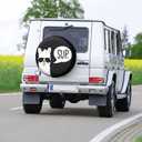 Funny Sup Llama Spare Tire Cover Wheel Protectors Dust-Proof Wheel Tire Cover Fit,Trailer, Rv, SUV and Many Vehicle 17inch