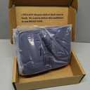 ZonLi Cooling Fitted Sheets,100% Rayon Derived from Bamboo Cooling Fitted Sheet Queen Size for Hot Sleeper, Deep Pocket Up to 21", Soft Bed Sheets, Hotel Silky Bedding Set,Blue Ashes