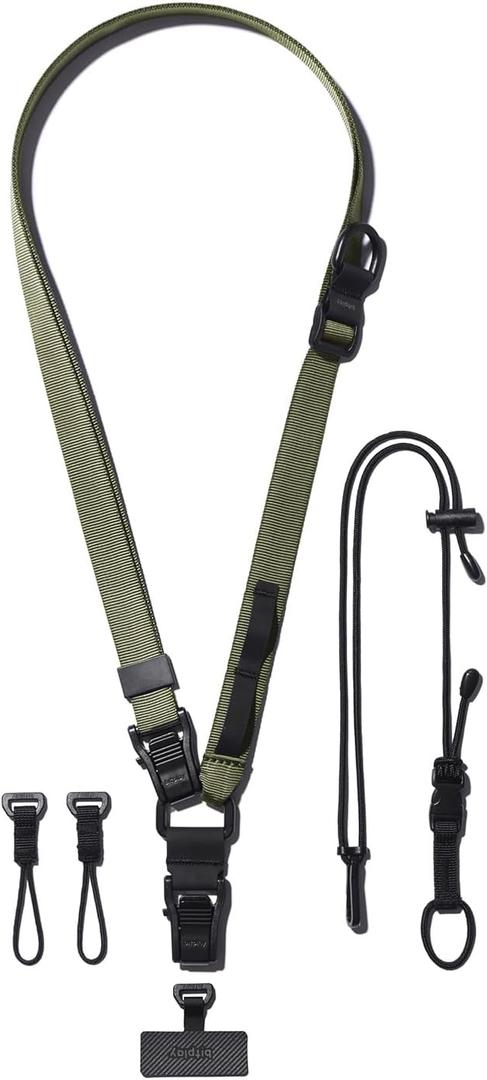 Multi-Use Strap - Adjustable Strap/Lanyard for Wander Case/iPhone/Android Cases, With Strap adapter, Camera Strap, Bag Strap