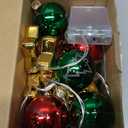 Christmas Decorations Lights, 13.5ft 20 Led Battery Christmas Light with Timer & 8 Modes, Christmas Ball & Star Ornaments Light for Xmas Tree Wreath Window Wall Home Garden Outdoor Indoor Decor