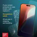 ZAGG Glass+ Screen Protector for iPhone 17 Pro Max - 3X Stronger, Impact & Shatter Protection, Scratch & Smudge-Resistant iPhone Tempered Glass, InvisibleShield, Easy PerfectFit Install