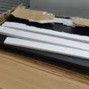 TEMI Long Computer Desk Folding Table - 55.1" Foldable Office Desk, No Assembly, Perfect Writing Table for Bedroom, Dorm, or Apartment, Portable Large Desk or Study Table with Compact Design, Walnut