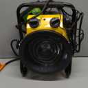 Greenhouse Heater with Digital Thermostat, Grow Tent Heaters, Overheat Protection, Fast Heating for Green House, Flower Room, Yellow