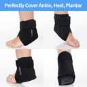 Comfpack 2 Pack Ankle Ice Pack Wrap Heel Ice Pack for Pain Relief, Hot Cold Therapy Cold Pack for Plantar Fasciitis, Achilles Tendonitis, Ankle Sprain, Foot Pain