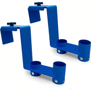 dicio Pool Pole Holder Equipment Hooks 2 Pcs Fence Hooks, Adjustable Pool Net Holder for Pool Equipment, Telescopic Poles Skimmers Swimming Pools Accessories & Garden Tool