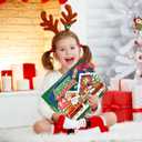 2025 Christmas Advent Calendar, Slow Rising Squishy Toys 24 Days Countdown Calendar Soft Cute Stress Relief Toys for Kids Girls Boys Teens Rewards Christmas Party Favor Gifts