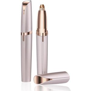 Eyebrow Hair Remover for WomenEyebrow Trimmer Facial Hair Remover for Face with Rechargeable USB Cable Eyebrow Lips Body Facial Hair Remover Painless Lipstick Shavers (GOLD)