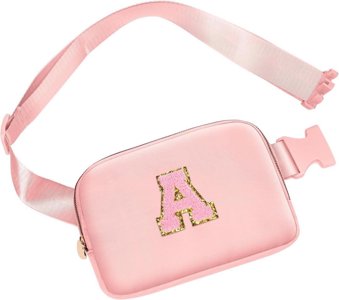 Gifts for Girls Easter Basket Stuffers 3 4 5 6 7 8 9 10 11 12 13 Year Old, Teens Kids Daughter Sister Gifts for Her, Crossbody Bags Fanny Pack Belt Bag for Girls Teen Cute Stuff Trendy (Pink, A)
