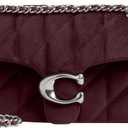 COACH Structured Tabby Shoulder Bag 26 (One Size, Merlot)