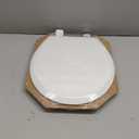 Mayfair NextStep2 Toilet Seat with Built-In Potty Training Seat, Slow-Close, Removable that will Never Loosen, Round, White