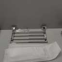 KOKOSIRI Bathroom Towel Rack Towel Holder 16 Inch Bath Towel Shelf with Double Towel Bars Wall Mounted, Polished Chrome Stainless Steel B6005CH-L16