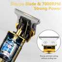 Saoilli Hair Clippers for Men, Professional Cordless Barber Trimmer Set, Beard Trimmer and Nose Hair Trimmer for Men, Shavers Cordless Electric Razor Shaving Kit with 180 Min Runtime, USB Charging