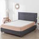 Box Spring Cover Queen Size, 4 Way Stretch Smooth and Elastic Wrap Around Band 4 Sides Bed Skirt for Hotel & Home - Queen, Camel