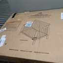 Dream On Me Aden 4-in-1 Convertible Mini Baby Crib, GREENGUARD Gold & BSA Certified, Sustainable Pinewood, Non-Toxic Finish, 3 Mattress Heights, Converts to Mini Day & Twin-Size Bed - Grey