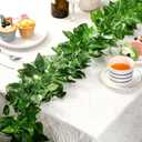 300 Pcs 2166ft Fake Vines Bulk Artificial Ivy Garland Greenery Hanging Vines Plants Green Leaves for Bedroom Wedding Garden Home Wall Jungle Themed Party Decorations