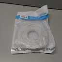 Phone Cable 100 Feet Long Telephone Line Cord with RJ11 6P4C Connectors for Landline Phone, Fax Machine and Modem, for Both in-Wall and Out-Wall Using, White, AV04221