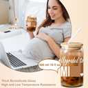 Mother's Day New Mom Gifts for Women After Birth, Baby Shower Gifts Basket - First Time Mom Postpartum Essentials, Gender Neutral Newborn Gifts Sensory Toys Cotton Lovey