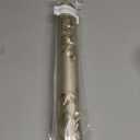 LeZakaa 3D Embossed Floral Foil Gold Wrapping Paper, Vintage Flower Metallic Foil for Birthday Christmas Party Holiday Gift Wrap, for DIY Crafts Scrapbook, Mini Roll 17 inch x 32.8 Ft(Gold)