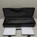 D30 LED Video Light Panel Light and 78.7 Inches Stand, 2 Packs 2500K-6500K Bi-Color Dimmable Photography Lights, CRI 96+ Videography Lighting for Video Recording/Gaming/Live Stream/Studio/Film (D30)