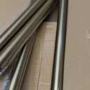 Warm Gold Curtain Rods for Windows 48 to 84 Inches Adjustable Length Heavy Duty 1" Diameter Brass Window Curtain Rod with Solid Metal Finials for Outdoor Farmhouse Bedroom Kitchen Living Room