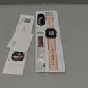 Smart Watch for Women Men Fitness: 1.85" Smart Watch with 30 Days+ Battery Life Make/Recive Call Heart Rate SpO2 Sleep Monitor 120+ Sport IP68 Waterproof Fitness Tracker Watch for iPhone Android (Rose)