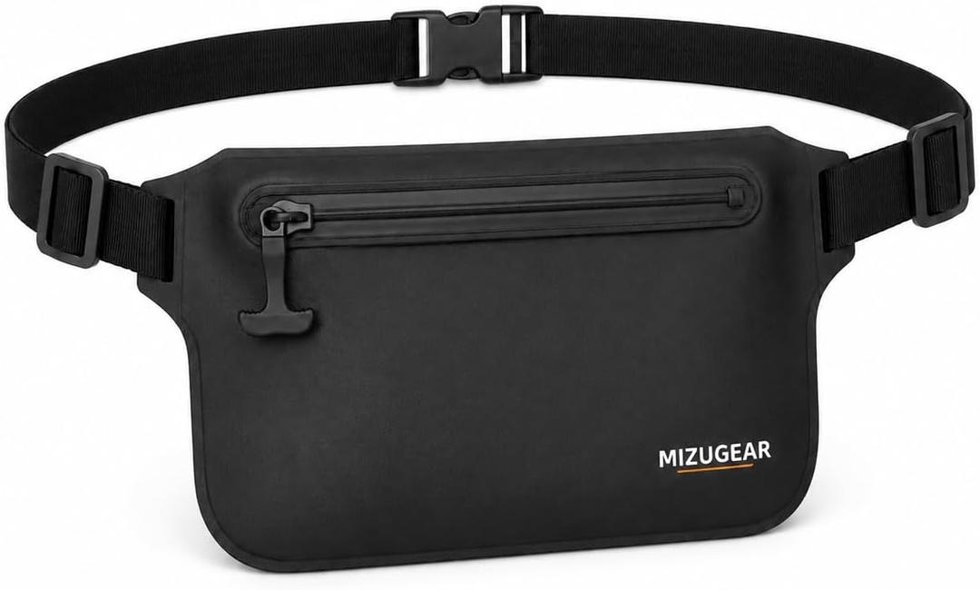 Waterproof Fanny Pack Submersible Waist Bag for Swimming, Snorkeling, SUP & Beach | Keeps Phone & Keys Dry | Fits Waists Up to 32"