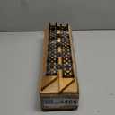 Majestick Goods Edges for Interlocking Deck Tiles  Snap-On Straight Edge Trim for Wooden Decking, Outdoor Flooring & Patio Tiles | 12x12 Acacia Hardwood Border for Balcony, Porch & Garden | 8 Pack