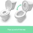 Ingenuity: ity by Ingenuity Flip & Sit Potty Seat 2pk (White) Easy to Set Up & Remove Potty Training Seat That Attaches to Adult Toilet Seat