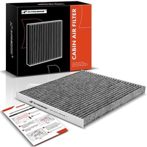 A-Premium Cabin Air Filter with Activated Carbon, Compatible with Hyundai Sonata, Azera, Santa Fe & Kia Cadenza, Optima, Sedona & GMC Terrain & Chevrolet Equinox