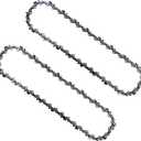 2PC 10 inch Chainsaw Chain for Worx WG323 WG323.9 Chainsaw, 10" Replacement Chain for Worx WG322 WG322.9 Chain Saw