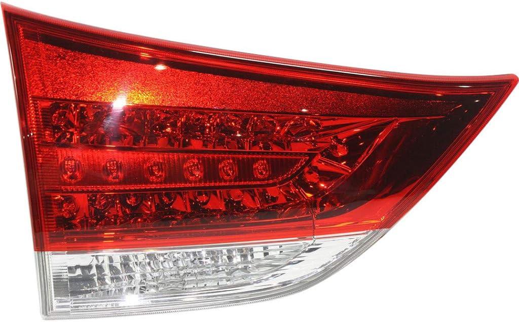 For Toyota Sienna Rear Inner Tail Light 2011 2012 2013 2014 Driver Side With Bulbs Included BASE|LE|XLE|LIMITED CAPA Certified For TO2802110,TO2802125 | 81590-08011