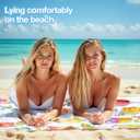 2 Pack Watercolor Cute Cocktails Fruit Drinks Beach Towel Microfiber Thin Lightweight Quick Dry Oversized Swim Towels Beach Accessories Cruise Vacation Necessities for Bath Pool Travel 32x71 inch