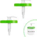 Pump Lid for Cetaphil Body Moisturizer, 2 Pcs Lotion Pump Dispenser, Compatible with 453g/16oz & 550g/20oz Cetaphil Body Moisturizer, Replacement for 3.54inch Diameter Moisturizer Covers