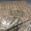 CLAYNIX Tree Collar - Large to Small Christmas Tree, 28" Christmas Tree Ring Adjustable Water Hyacinth Skirt, Christmas Tree Skirt for Decoration, Base Protection from Pets (White)