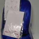 BERON 14 Inches Royal Blue Wig Short Curly Wig Dark Blue Bob Wigs Women Beach Wave Wigs for Cosplay Costume Party Hairnet Included