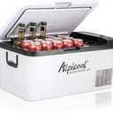 Alpicool K18 Portable Car Freezer,12 Volt Refrigerator, 19 Quart (18 Liter) Fast Cooling 12V Car Fridge -4~68, Car Cooler, 12/24V DC and 100-240V AC for Outdoor, Camping, RV, Truck, Boat