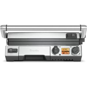 Breville BGR820XL Smart Grill, Brushed Stainless Steel
Achieve precise results while grilling burgers, steaks and veggies with auto-temperature adjustment by Smart Element IQ