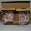 Bosmarlin Glossy Ceramic Coffee Mugs Set of 2, Tea Cup for Office and Home, 18 oz, Suitable for Dishwasher and Microwave(Pink, 2)