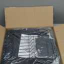 SNTD Dish Drying Rack, Expandable Dish Rack for Kitchen Counter, Stainless Steel Dish Drainer with Drainboard Set and Utensil Holder (Black)