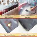 2 x Jabrand Christmas Door Cover Merry Christmas Door Cover Snowman Decoration Xmas Decoration, 6 x 3 Feet, Winter Holiday Front Door Indoor Background Banner Party Decor Supplies (Multicolor)