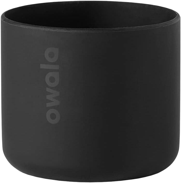 Owala Silicone Water Bottle Boot, Anti-Slip Protective Sleeve for Water Bottle, Protects FreeSip, Twist, and Flip Stainless Steel Water Bottles, 32 Oz, Black