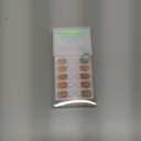 BTArtbox French Tip Press On Nails - Medium Press On Nails Almond, Natural Fake Nail with Nail Glue, Brown Glue On Nails in 15 Sizes - 30 Fake Nails Kit, Capable