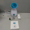 Pure Daily Care NanoSteamer Large 3-in-1 Nano Ionic Facial Steamer with Precise Temp Control - Humidifier - Unclogs Pores - Blackheads - Spa Quality - Bonus 5 Piece Stainless Steel Skin Kit (Teal)