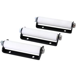 RV Slide Out Roller Replacement, Solid Steel Plate Nylon Dual Roller Compatible with Most Lippert Slide-Out Systems (3 Pack)