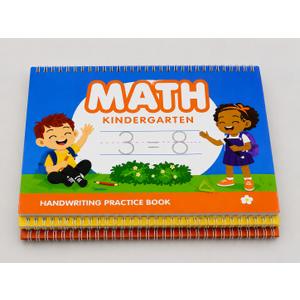 3 Pack Grooved Cursive Handwriting Workbook Kit, Workbook for Kids Numbers