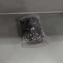 MAGQOO Black Wig with Buns Short Straight Bob Wig with Bangs Cartoon Anime Cosplay Costume Halloween Wigs