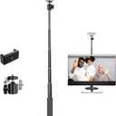 JCWINY Webcam Stand, 28 Inch Web Cam Stand for Desk, Adjustable Webcam Mount Camera Stand for Logitech Webcam C922 C930e C920S C920 C615 C960 C920x BRIO 4K NexiGo N60 and Others