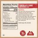 Kodiak Cakes Chocolate Fudge Brownie in a Cup, 2.36 Ounce (Pack of 12) (Packaging May Vary)