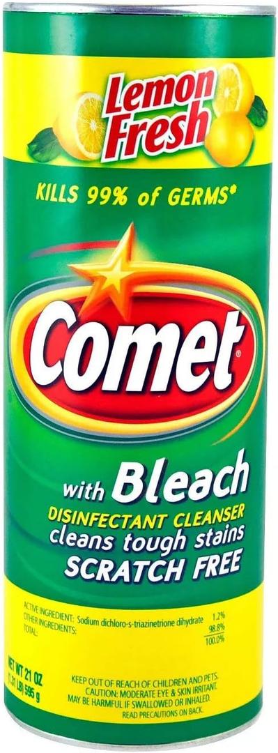 Comet Lemon Fresh Disinfectant Cleanser with Bleach 21 oz - 2 Pack